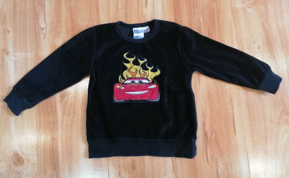 Bluza dresowa czarna roz 98/104
