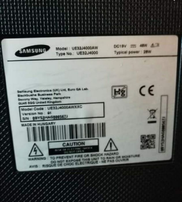 TV Samsung 32- UE32J4000AW -