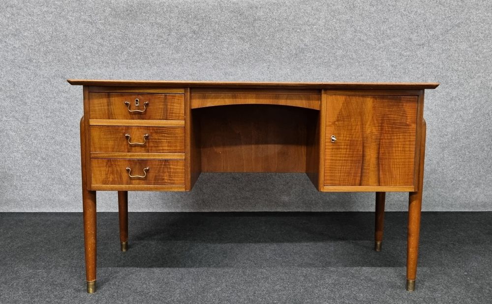 Biurko Teak Dania lata 60 Mid Century.