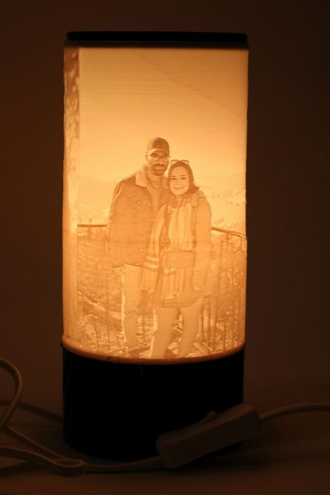 Candeeiro Personalizado com Foto – Iluminação Decorativa e Emocional