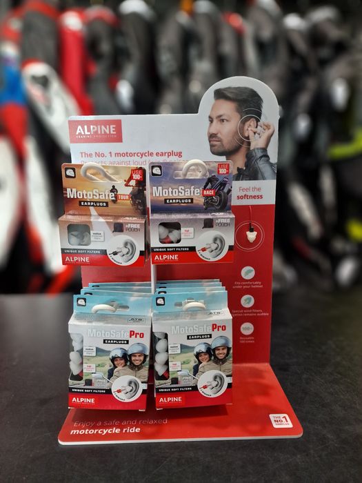 Zatyczki / stopery do uszu ALPINE MOTOSAFE RACE !!zobacz inne!!