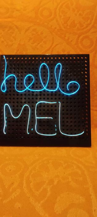 Neon światło LED