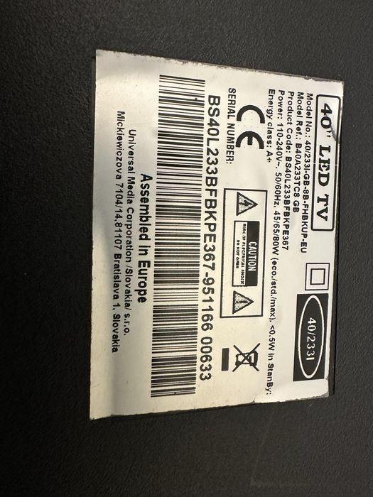 Plyta TP.MSD309.BP710 Tv Blaupunkt 40”
