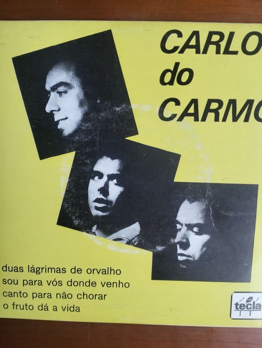 Disco de vinil single Carlos do Carmo