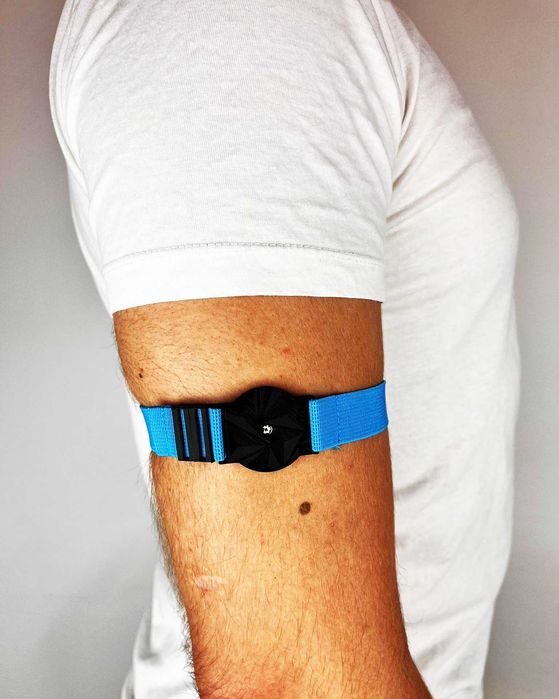 Opaska na sensor FreeStyle Libre 2 - Stokrotka - Niebieska -WYSYŁKA24h