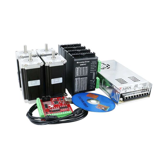 Zestaw CNC 4 osie NEMA 23 3Nm frezarka ploter plazma