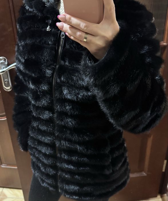 Норкова шубка з хвостиків