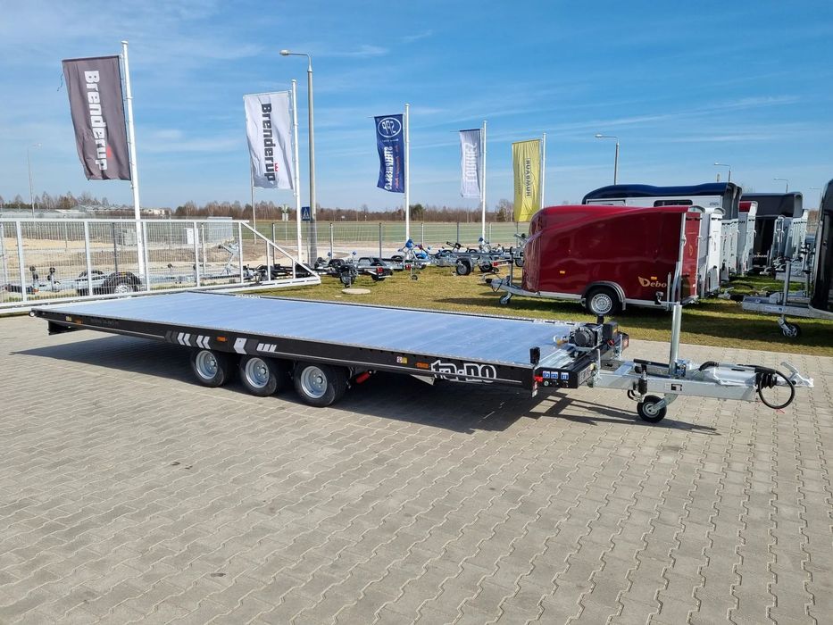 TA-NO FORMULA 35.60 PREMIUM 600 x 210 cm 3500 kg DMC  laweta uchylana pełna podłoga elektryczna wciągarka i podnoszenie