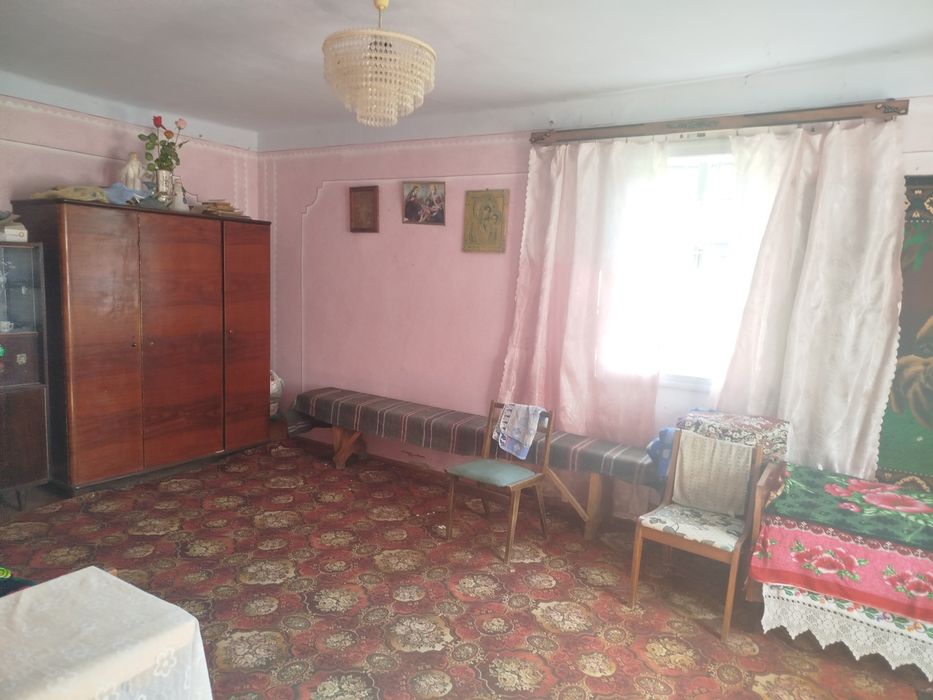 Будинок, ставок, земля біля Карпат, річка, ліс