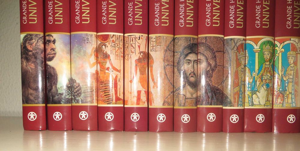 História Universal  - Enciclopédia Completa com  25 volumes - Nova