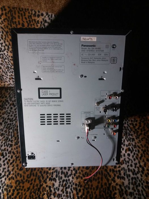 музыкальный центр panasonic sc-vk 480(рабочий\без колонок)