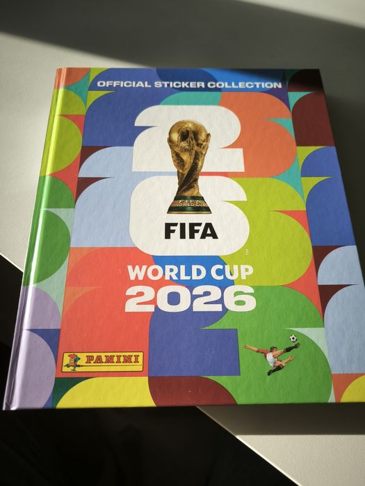 Caderneta capa dura mundial 2026 Panini
