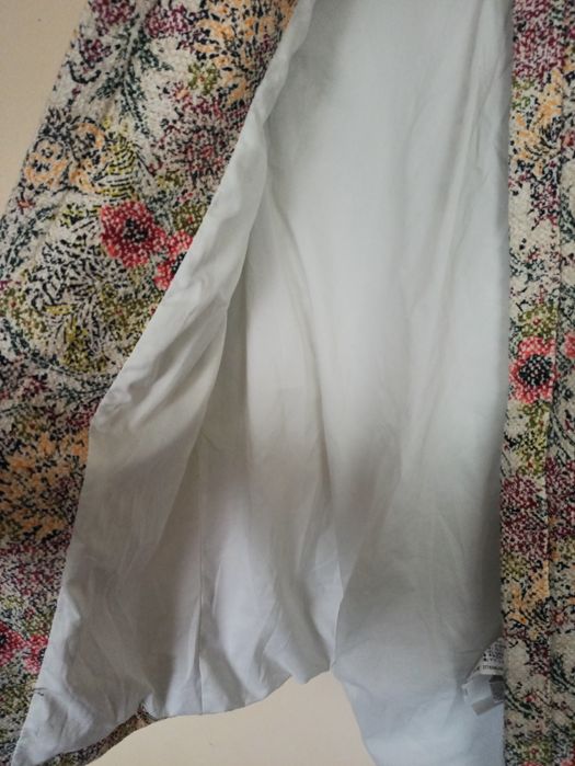 narzutka marynarka bawełna zara S