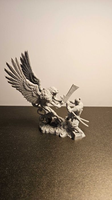 Wiedźmin Witcher Ronin Figurka Geralt and Tengu KS Exclusive