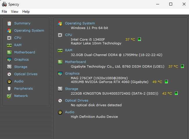 PC Gaming Completo (RTX 4060 + i5 13400F + 32GB RAM) + Monitor Curvo 280Hz MSI