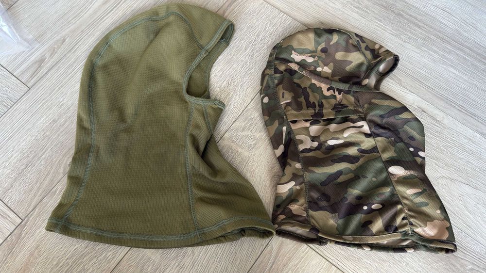 Dwie kominiarki kamuflaż termoaktywna