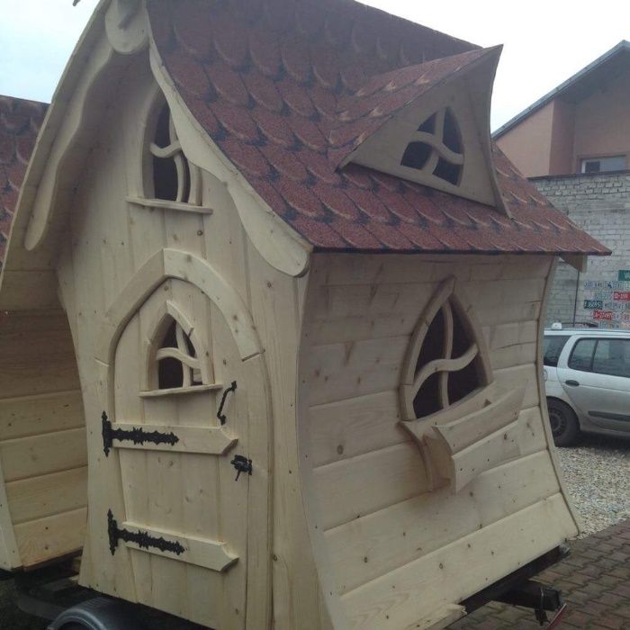 Domki drewniane - Baba Jaga - do ogrodu , na dzialke , place zabaw