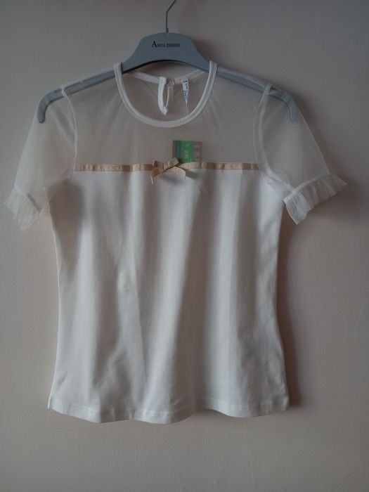 Elegancka bluzka z kokardką, Coccodrillo rozmiar 164