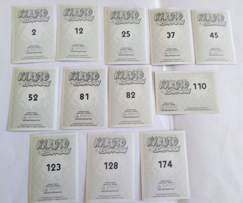 Cromos Naruto Shippuden holográficos novos.