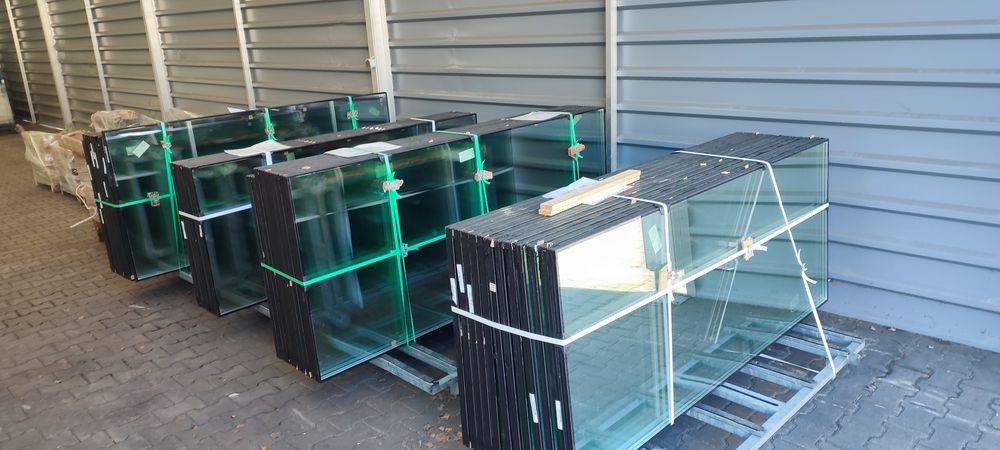 Szkło wyprzedaż szyby balustradowe, zespolone laminowane, hartowane.