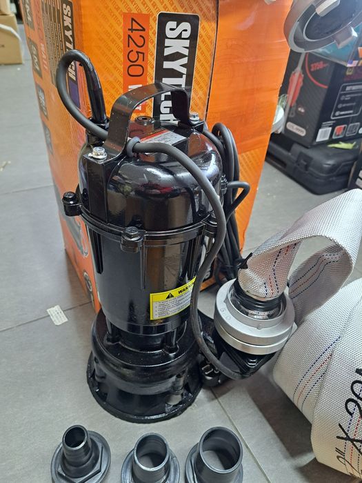 Pompa do Szamba 4250w SKYTECH  Wzmacniane łożyska termik