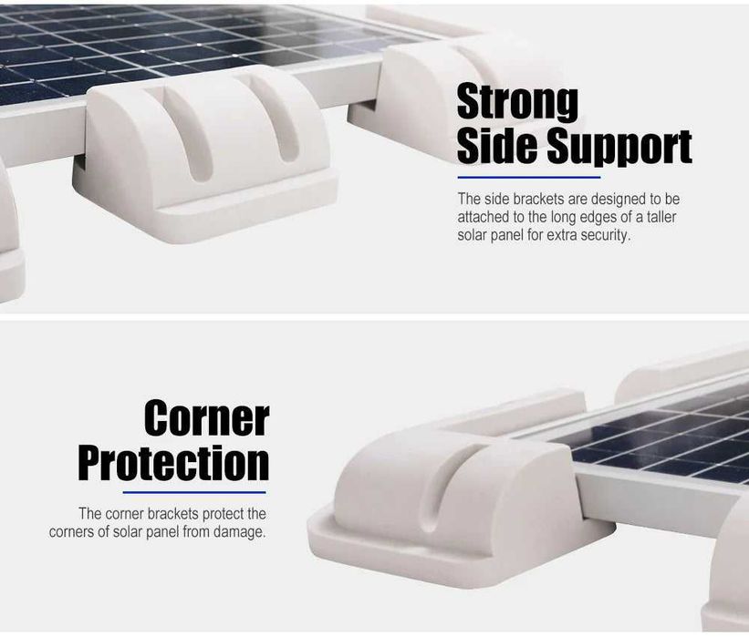 Kit completo de montagem universal p/ painéis solares em - ABS