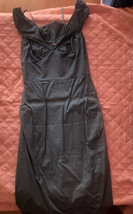 Vestido verde Extart y pano
