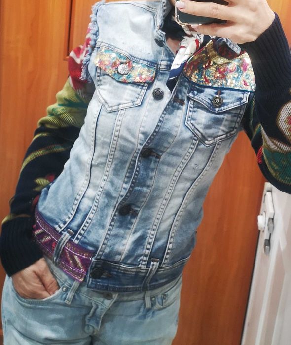 Desigual kurtka jeansowa 34/36