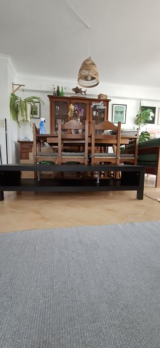 Movel de Tv preto modelo lack ikea