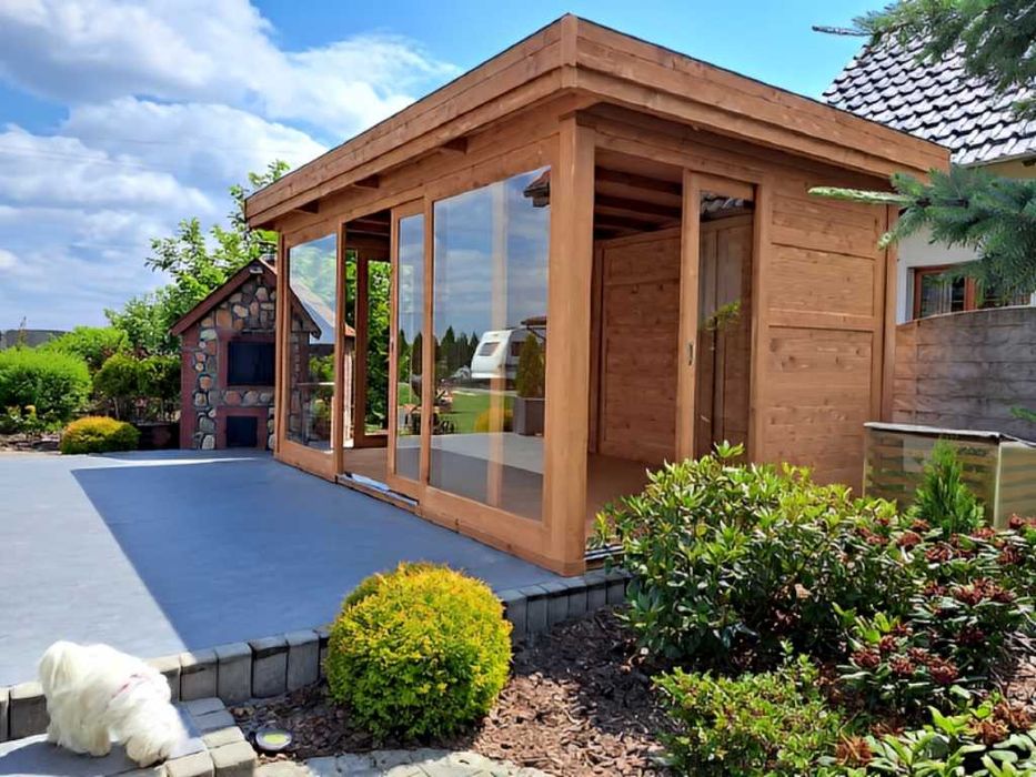 ALTANA 21 3x4,8m Szklana +Podłoga Blacha Rynny Prosto od PRODUCENTA