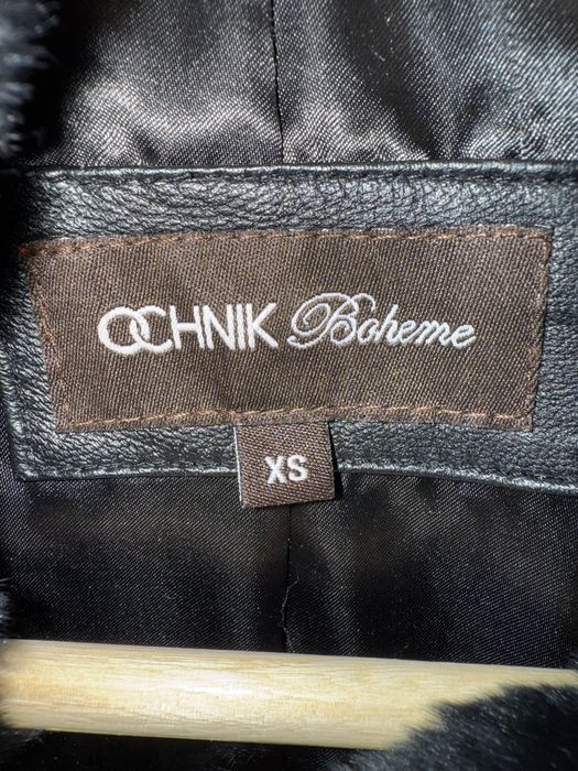 Elegancki płaszcz | Naturalne futro – królik rex | Ochnik | XS