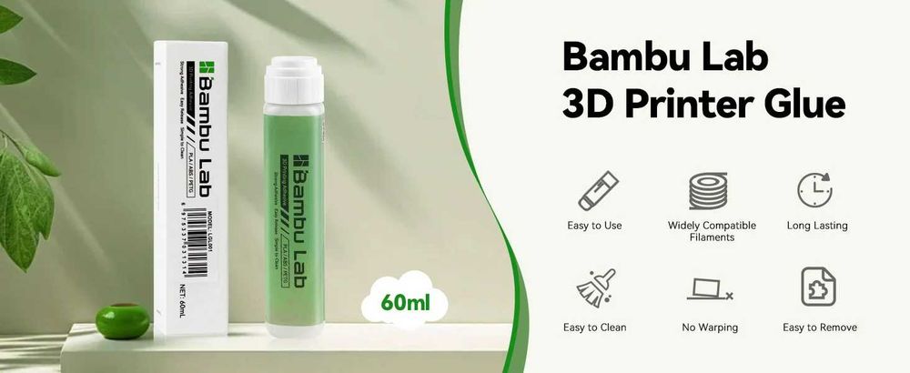 Оригинальный клей и клей-карандаш для 3D принтеров Bambu Lab Liquid Glue