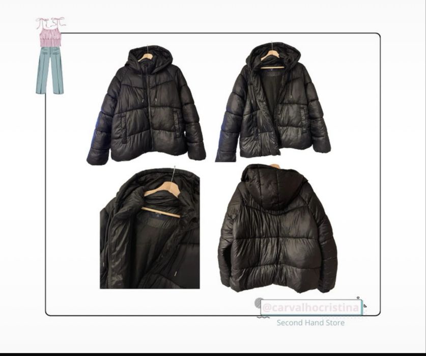 €15,00 | Kispo - Casaco Preto | Kiabi | Tamanho XL