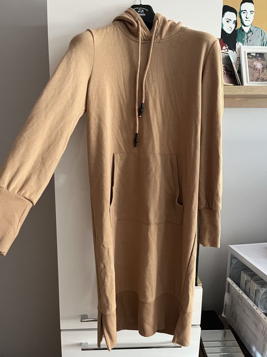 Bluza sukienka sportowa pieces z kapturem kaptur długa