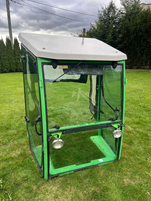 Etesia 124D kabina pług zamiatarka