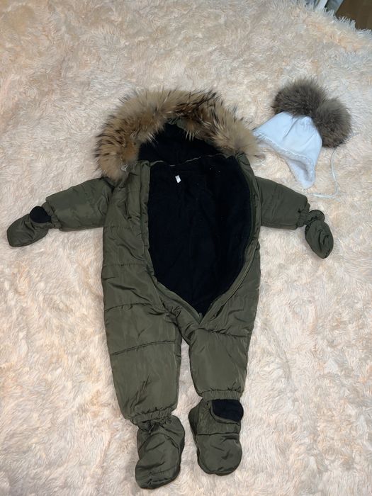 Дитячий теплий комбінезон на зріст 80 см