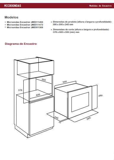 Microondas de Encastre Grill 25L Inox Jocel