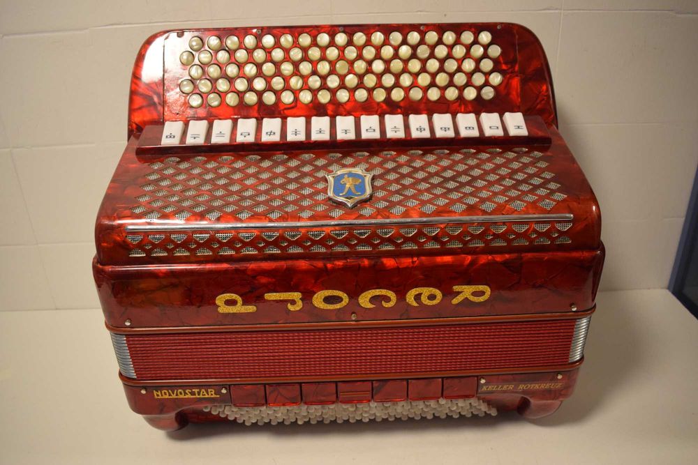 Acordeao Record Paolo Soprani 5 Voz 120 Baixos,N 281