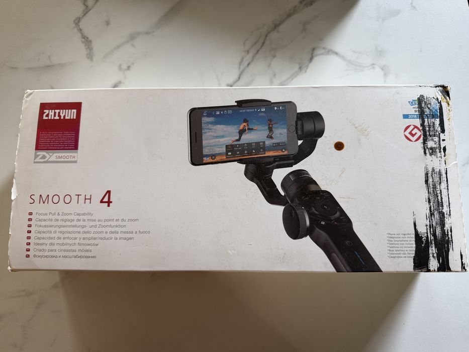 Gimbal Zhiyun Smooth 4 do smartfona – bardzo dobry stan