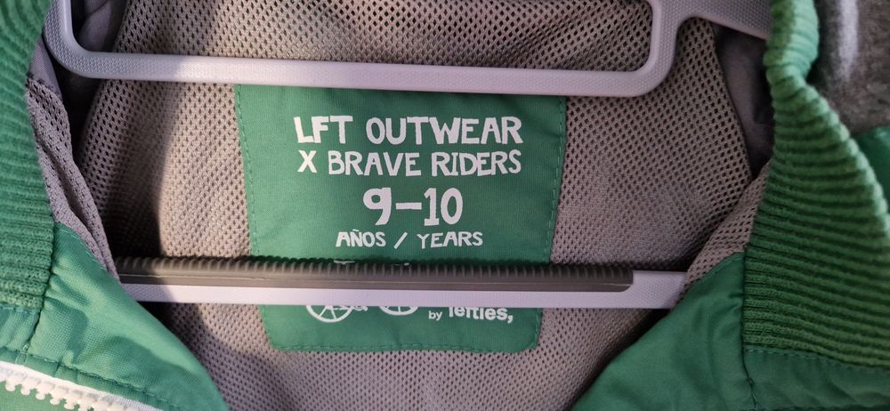 LEFTIES zielona kurtka na wiosnę dla chłopca rozmiar 134