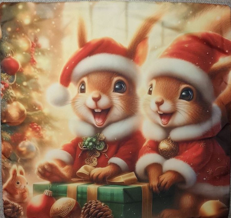 Komplet przepięknych poszewek świątecznych