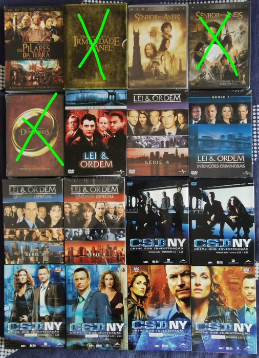 DVD,s  Filmes e Séries (v.8 fotos)