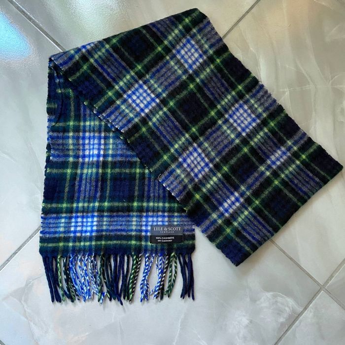 Шерстяний шарф 100% кашеміровий Lyle&Scott