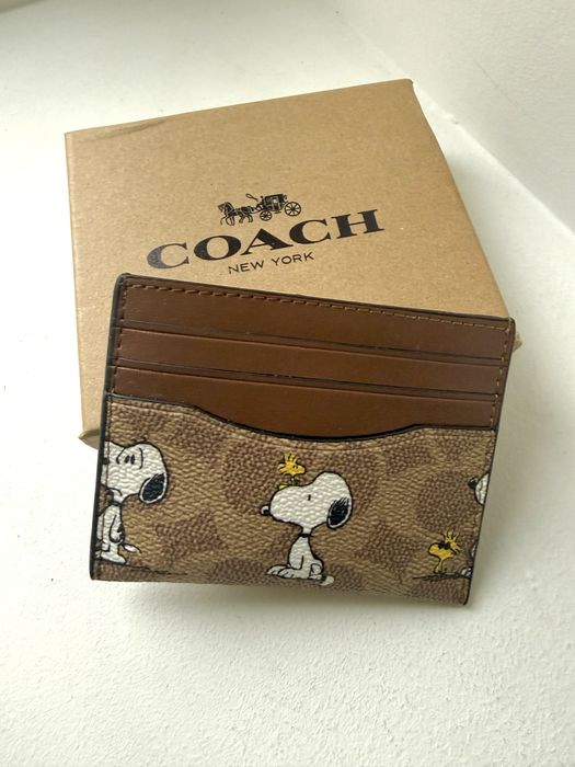 Coach x Peanuts Porta Cartões