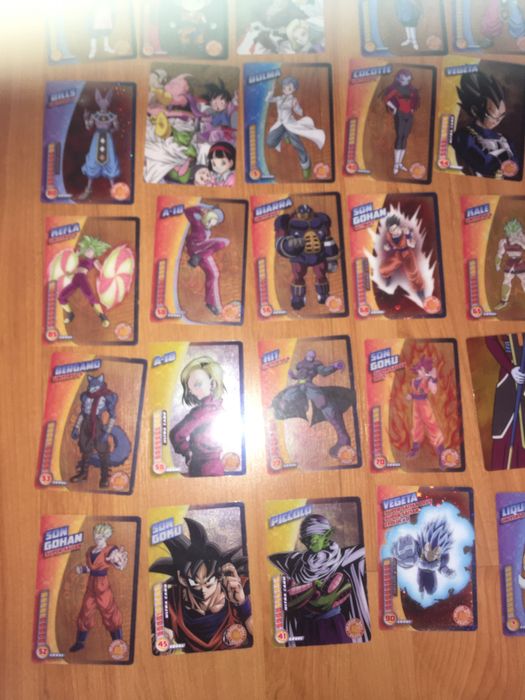 Cartas dragon ball panini