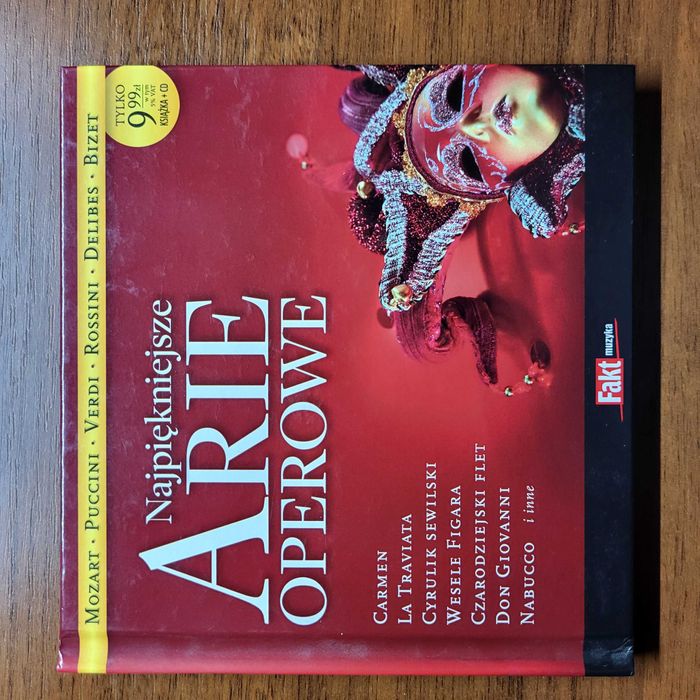 Najpiękniejsze arie operowe - płyta CD