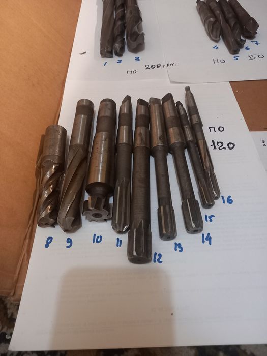 Фреза , сверло  Р9  , Р 18 , ВК-8 , Р-12 , Год изготовления 66 ÷÷69