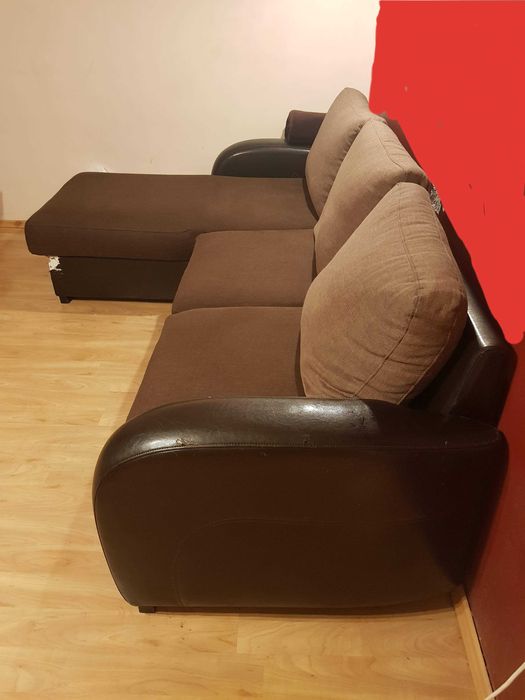 Narożnik z funkcją spania