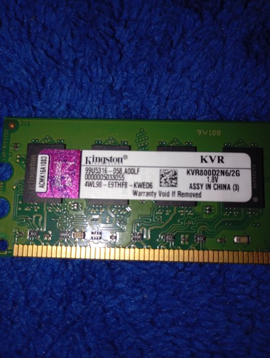 Kingston Ddr2 2gb 800mhz