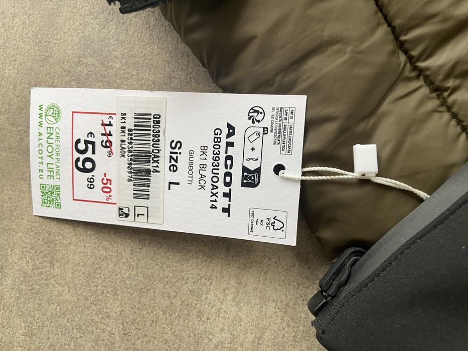 Курстка пуховик  двосторонній Італія Alcott брендовий